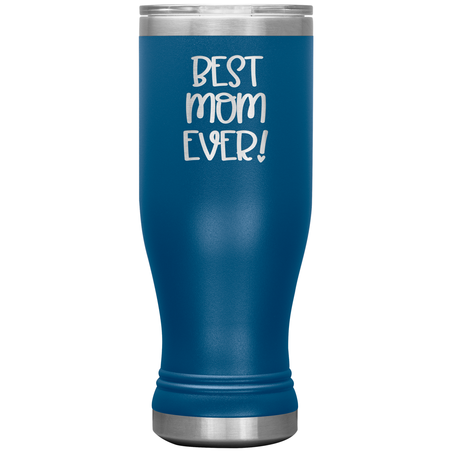 "Best Mom Ever!" Insulated Stainless Steel Boho Tumbler with Lid