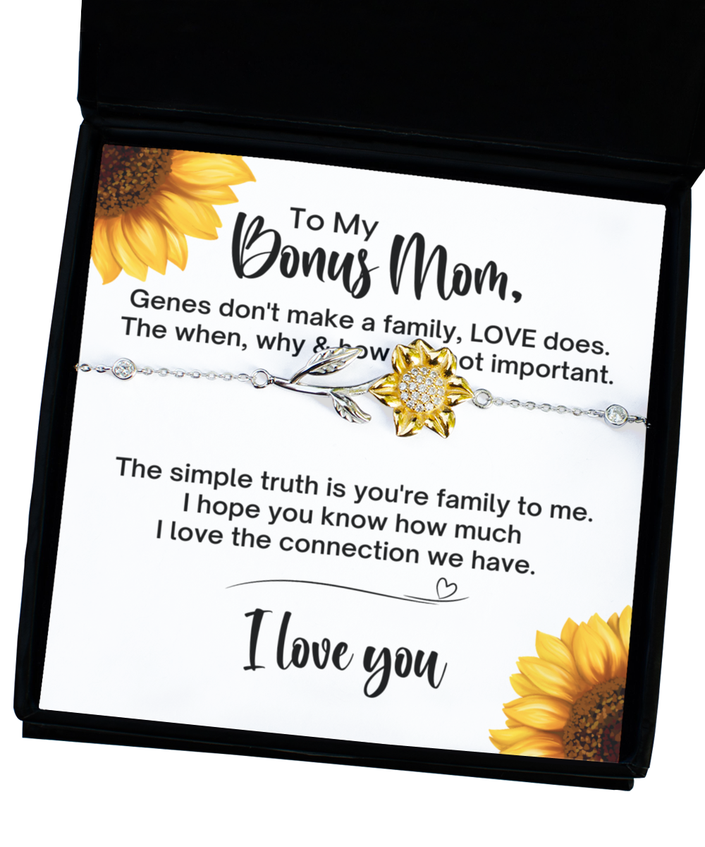 Sunflower Bracelet - Bonus Mom Love Makes a Family